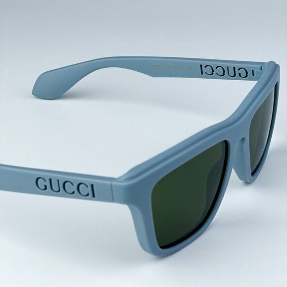 NEW Gucci GG1571S 003 Light Blue Green Unisex Square Sunglasses GG 1571S main image 4